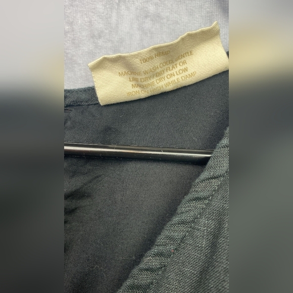 Reistor The Hemp Noir Reading Tea Leaves Dress 100% Hemp Size2XL - Picture 11 of 15